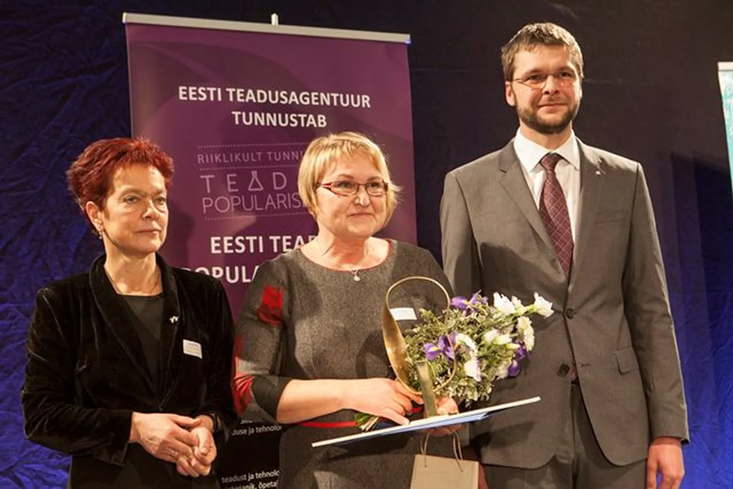 Selgusid riikliku teaduse populariseerimise auhinna võitjad.