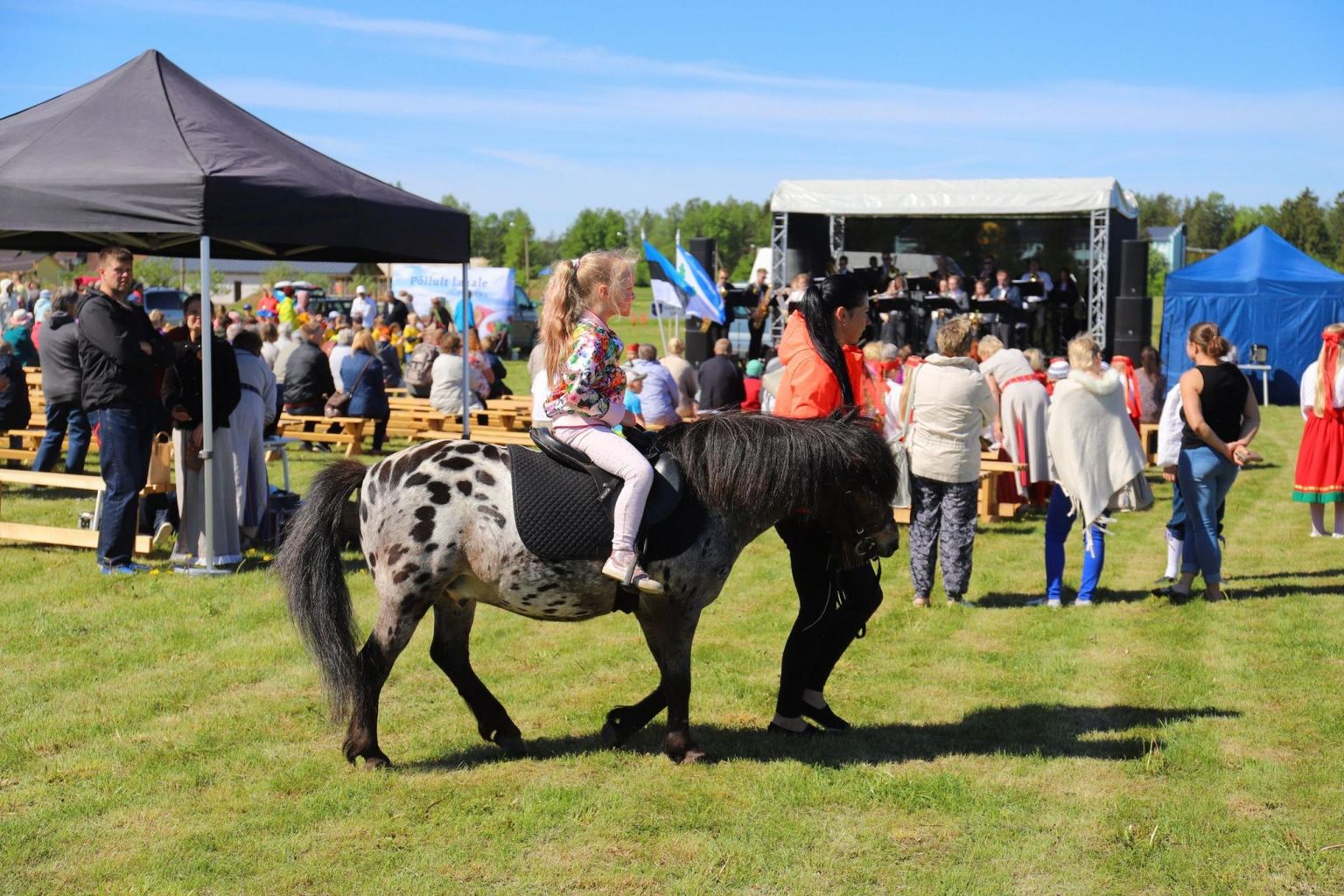 Maaelufestivali peetakse Sõmerul lastekaitsepäeva lähedale jääval laupäeval, tänavu klappis kalender päevapealt ja kogu perele mõeldud ettevõtmisel said lapsed loomi uudistada, batuudil lustida ja meisterdada.