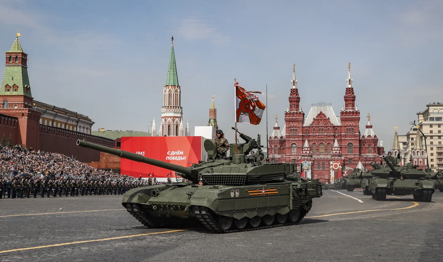 Репетиция военного парада в Москве. 7 мая 2022 года. Иллюстративное фото.