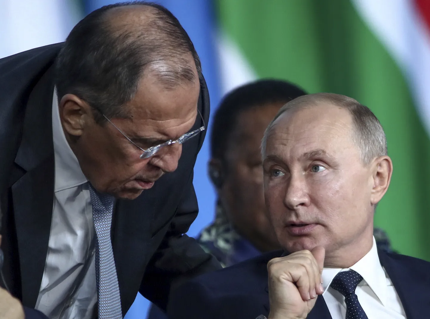 Sergei Lavrov ja Vladimir Putin.