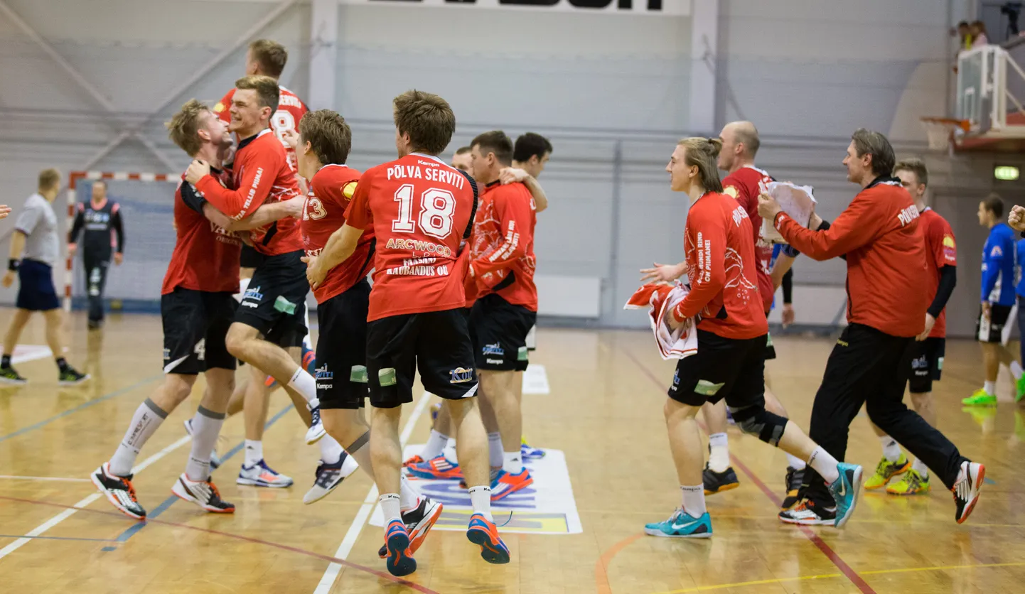 Põlva Serviti mängijad.