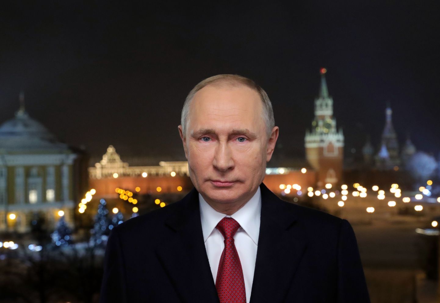Venemaa presidendi Vladimir Putini telepöördumine 31. jaanuaril 2018. Foto: Mikhail KLIMENTYEV / AFP)