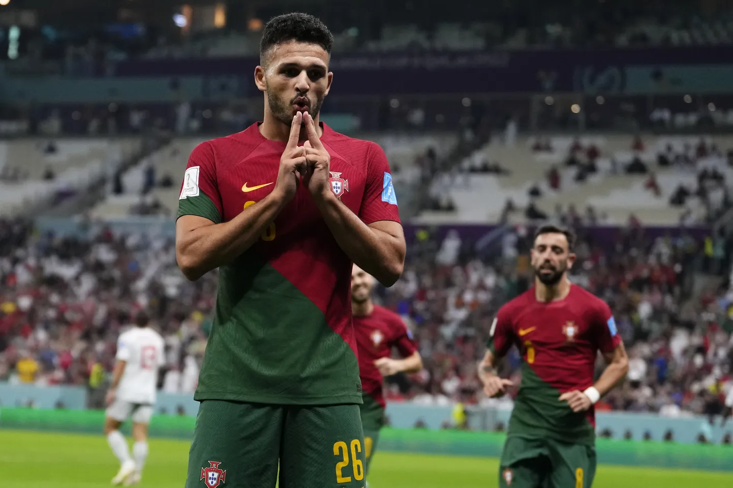 Portugali sangariks kerkis kübaratrikiga hakkama saanud Goncalo Ramos.