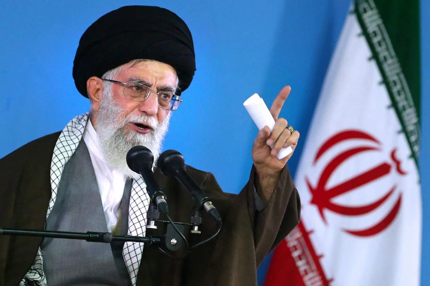 Iraani kõrgeim juht ajatolla Ali Khamenei.
