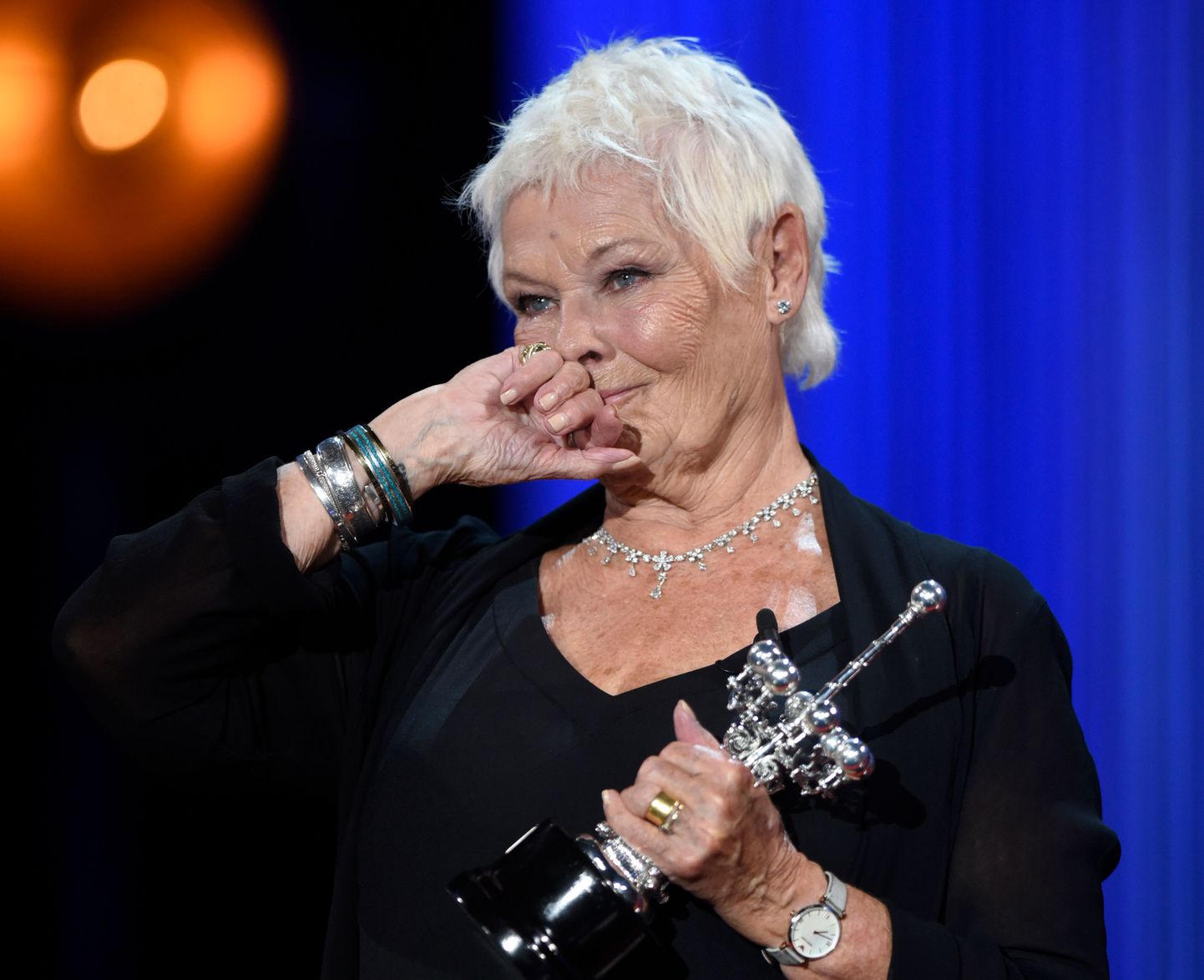 Kuldvaarikast napist pääsenud Judi Dench San Sebastiani filmifestivalil märksa väärikama auhinnaga