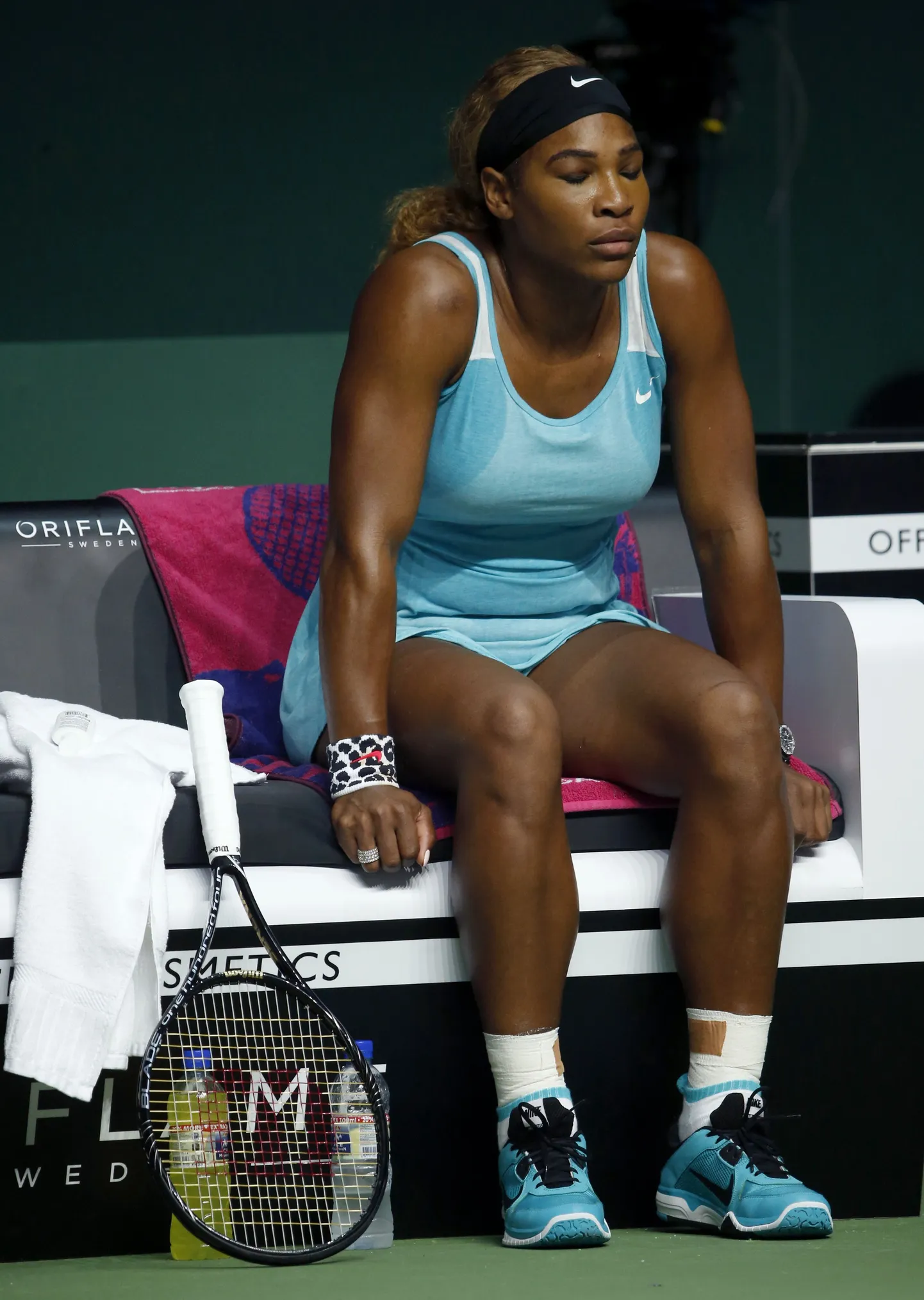 Serena Williams ei saanud Simona Halepi vastu oma mängu käima