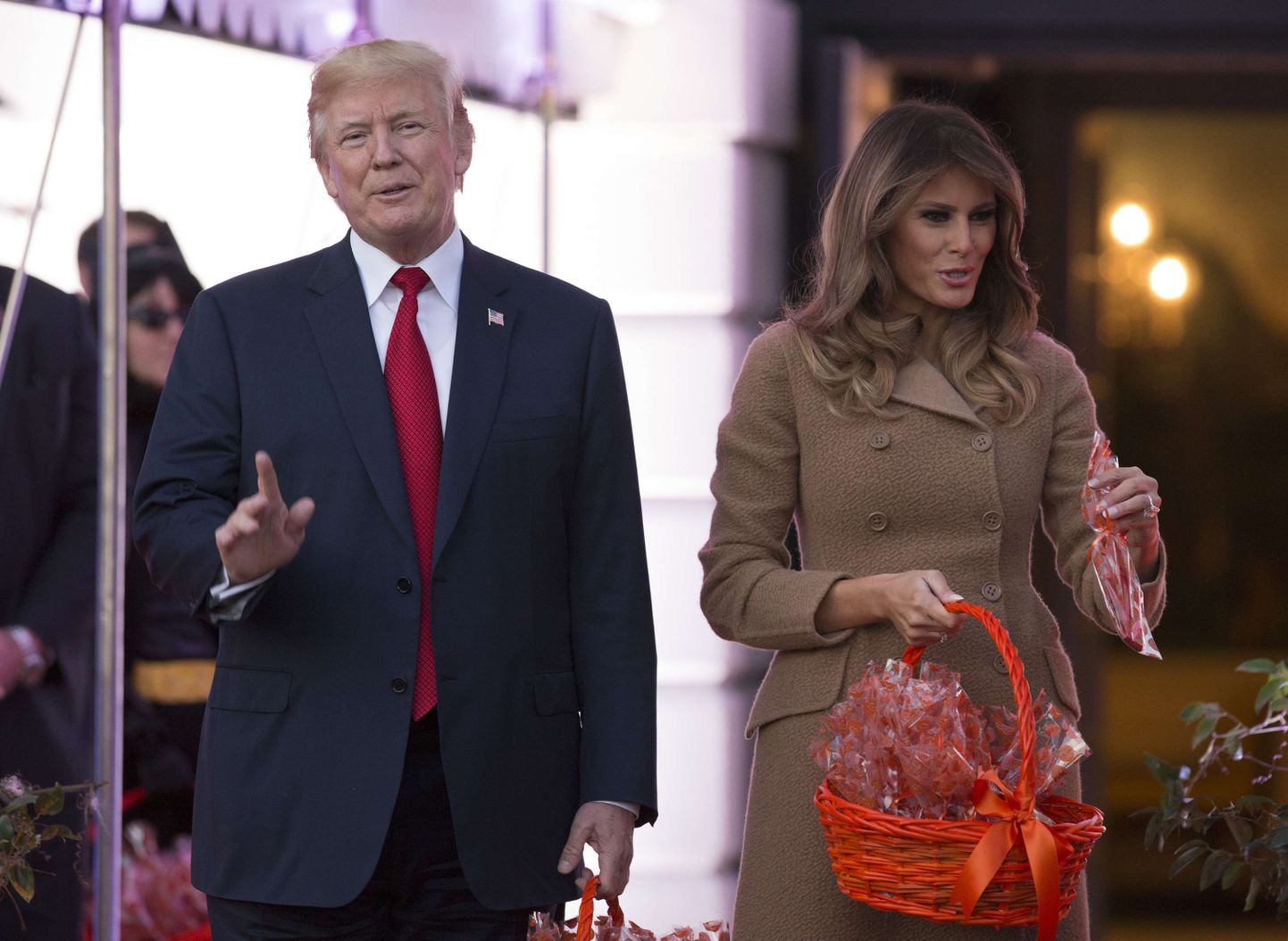 Donald ja Melania Trump teisipäeval Valge Maja halloweenipeol.