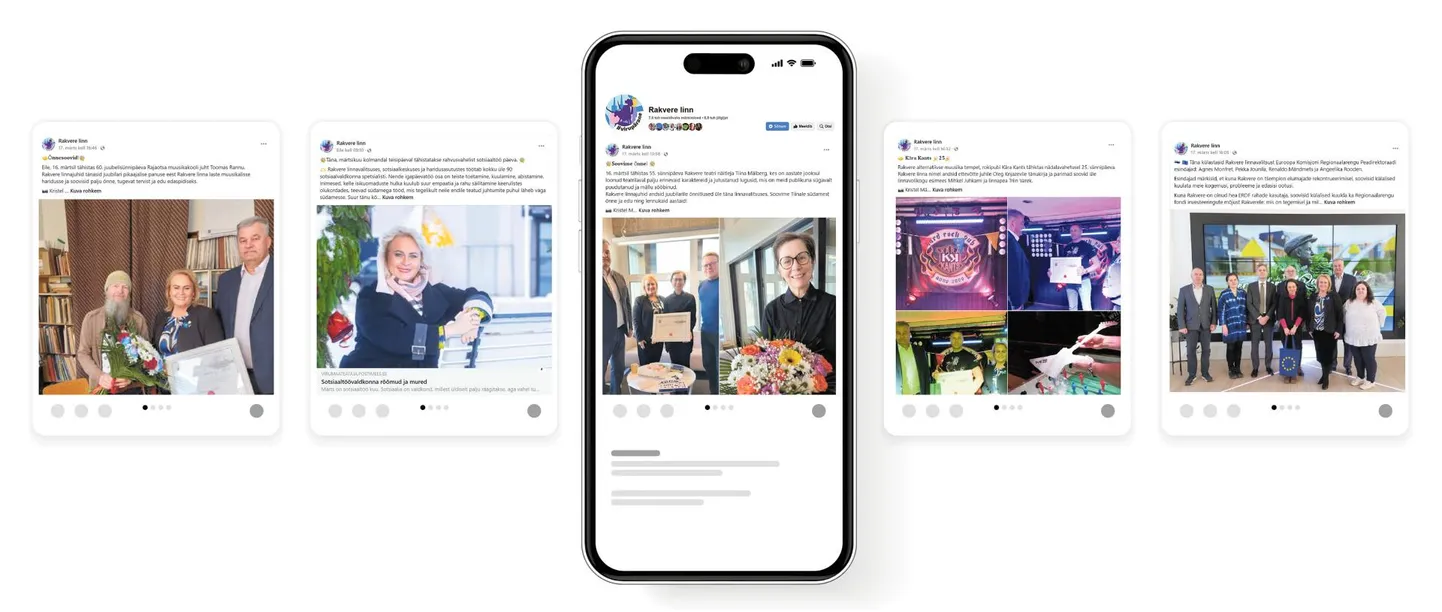 Linnapea Triin Varek figureeris oma näopildiga linnavalitsuse Facebooki kontol kahe päeva jooksul kuus korda. Vähem kui kolme kuuga tehti temast samale kontole 25 postitust.