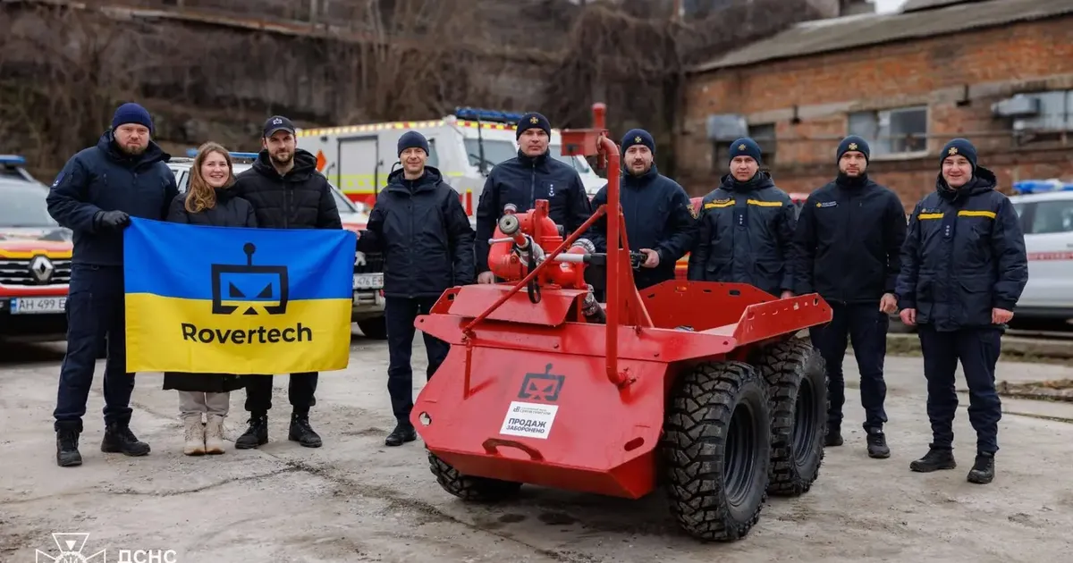 UUS ARENG ⟩ Ukrainlased kasutasid esimest korda tulekahju kustutamiseks robotit
