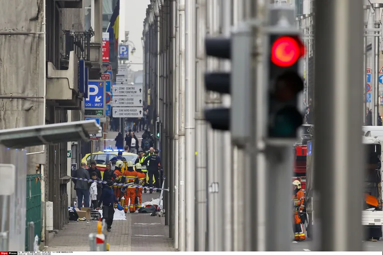 Maalbeeki metroojaam plahvatuse järgselt. Foto: Scanpix.