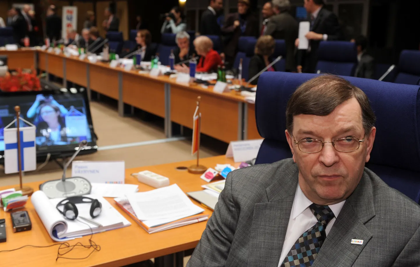 Soome väliskaubandus- ja arenguminister Paavo Väyrynen.