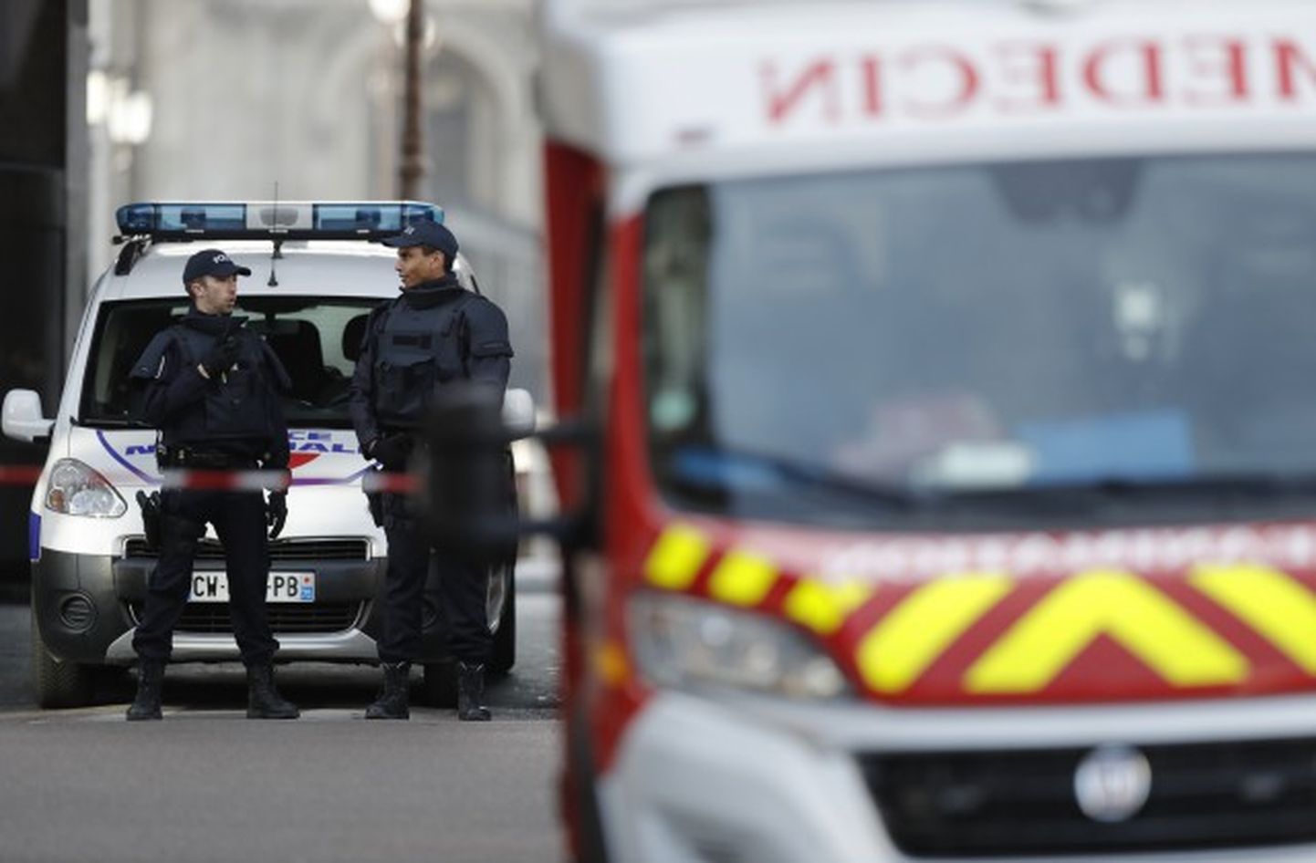Francijas policija un glābšanas dienests; ilustratīvs foto.