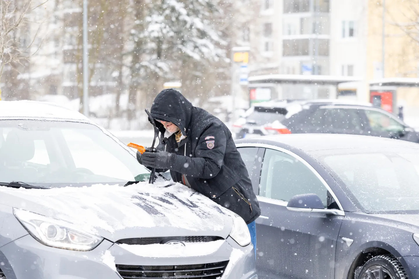 Lõuna-Eestis muutub ilm ööl vastu kolmapäeva lumiseks ja teed lähevad libedaks. Foto on illustreeriv.