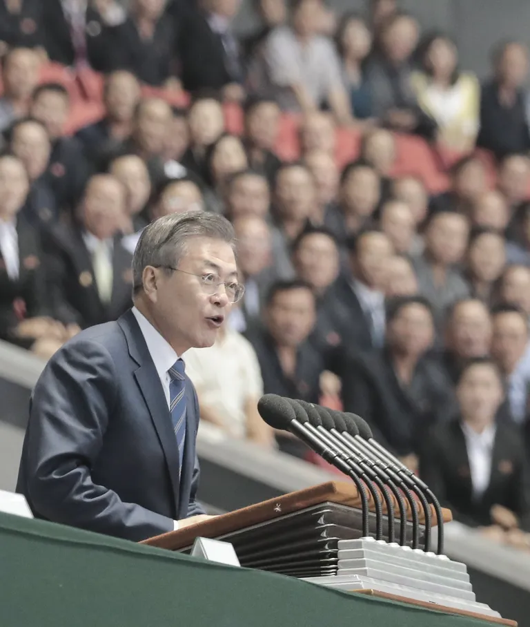 Moon Jae-ini kõne.