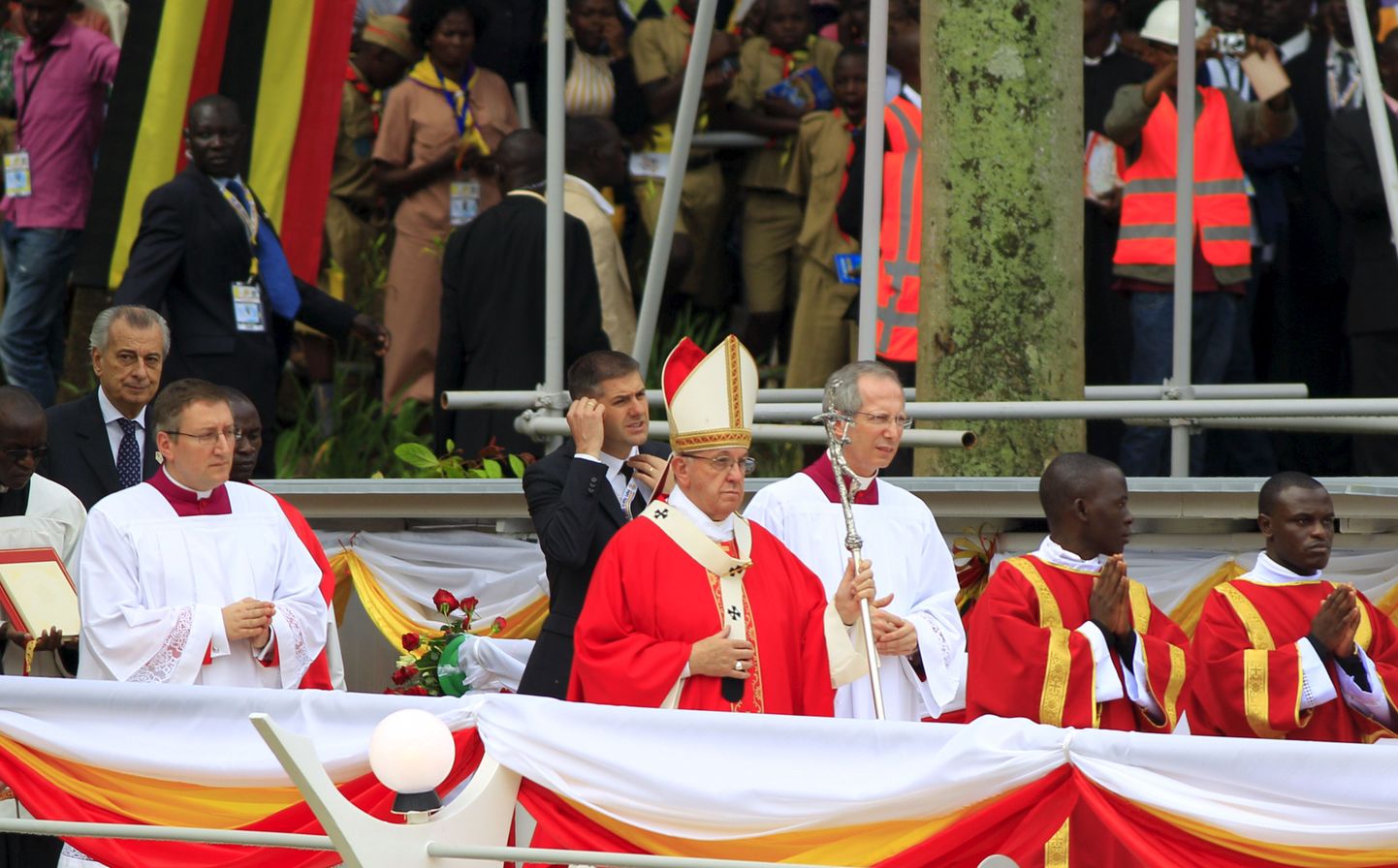 Paavst Franciscus Ugandas.
