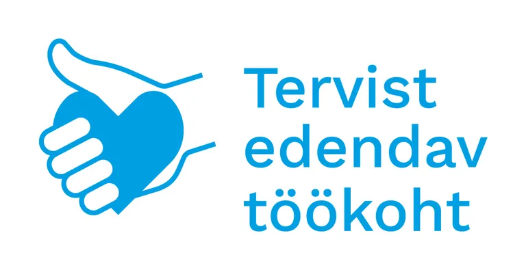 Tervist edendava töökoha märgis.