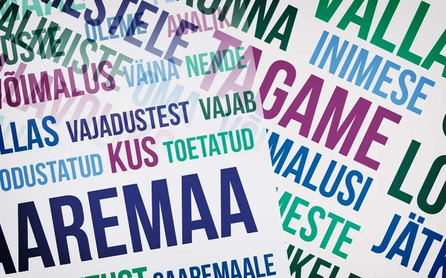 Sõnad valimistel. Foto on illustreeriv.
