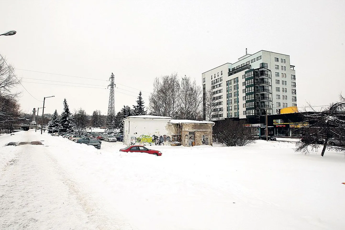 Praegu seisab Fortuuna 3 kinnistul vana kasutu pumbamaja.