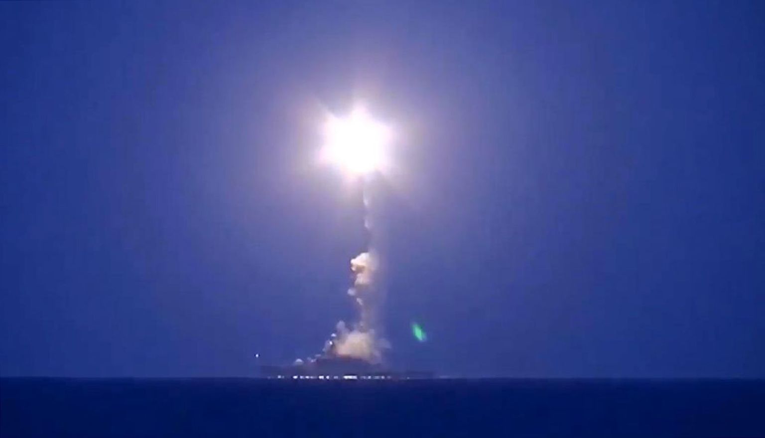 Venemaa raketilöök Süüria pihta.