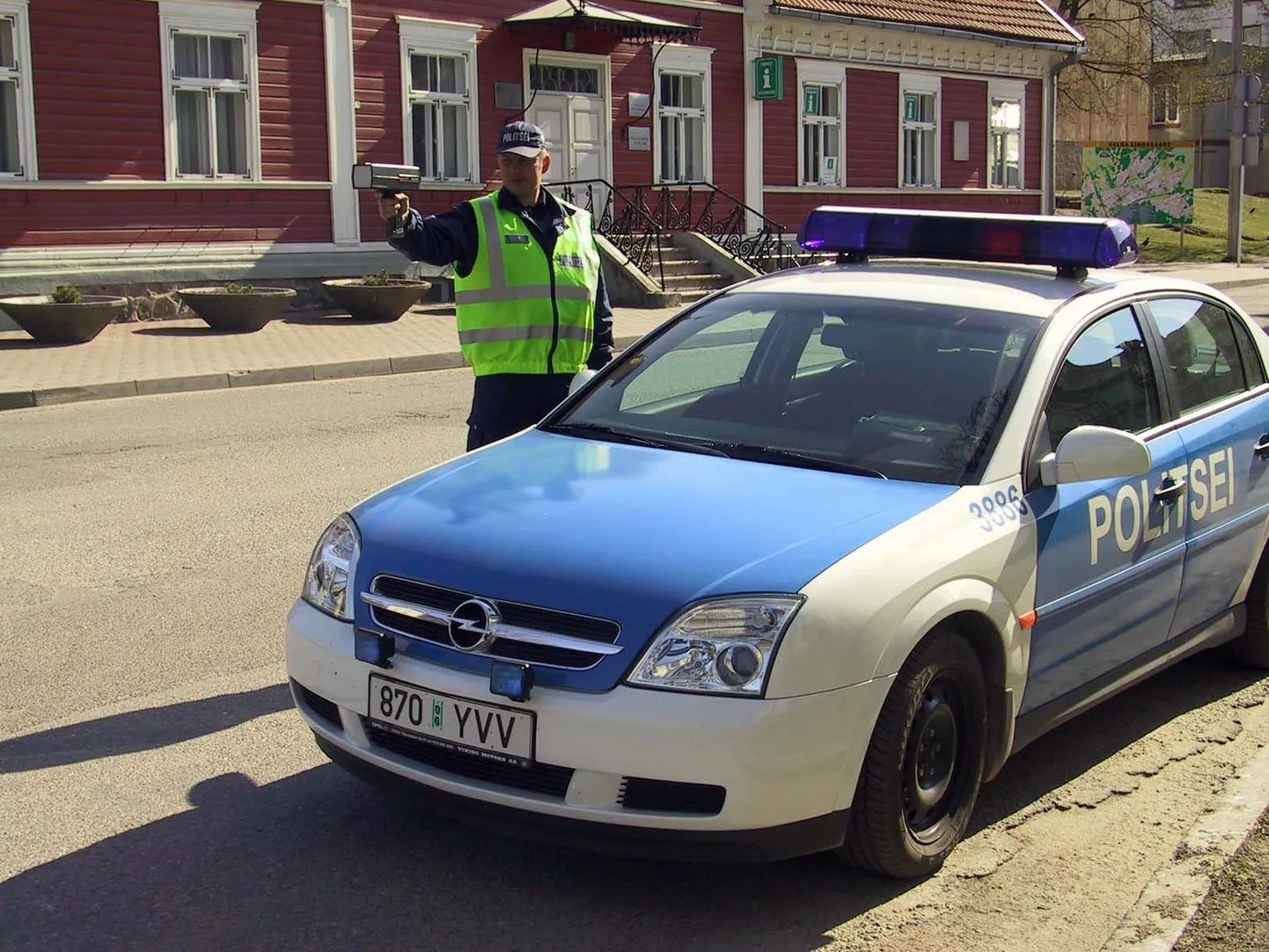Politsei tööhoos. Foto on illustratiivne.