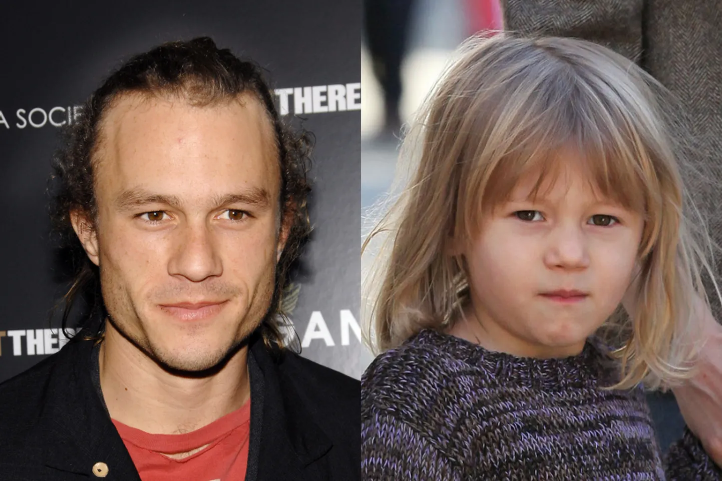 Näitleja Heath Ledger, kes suri 2008. aastal, ja tema tütar Matilda Rose Ledger (pildil 4-aastasena).