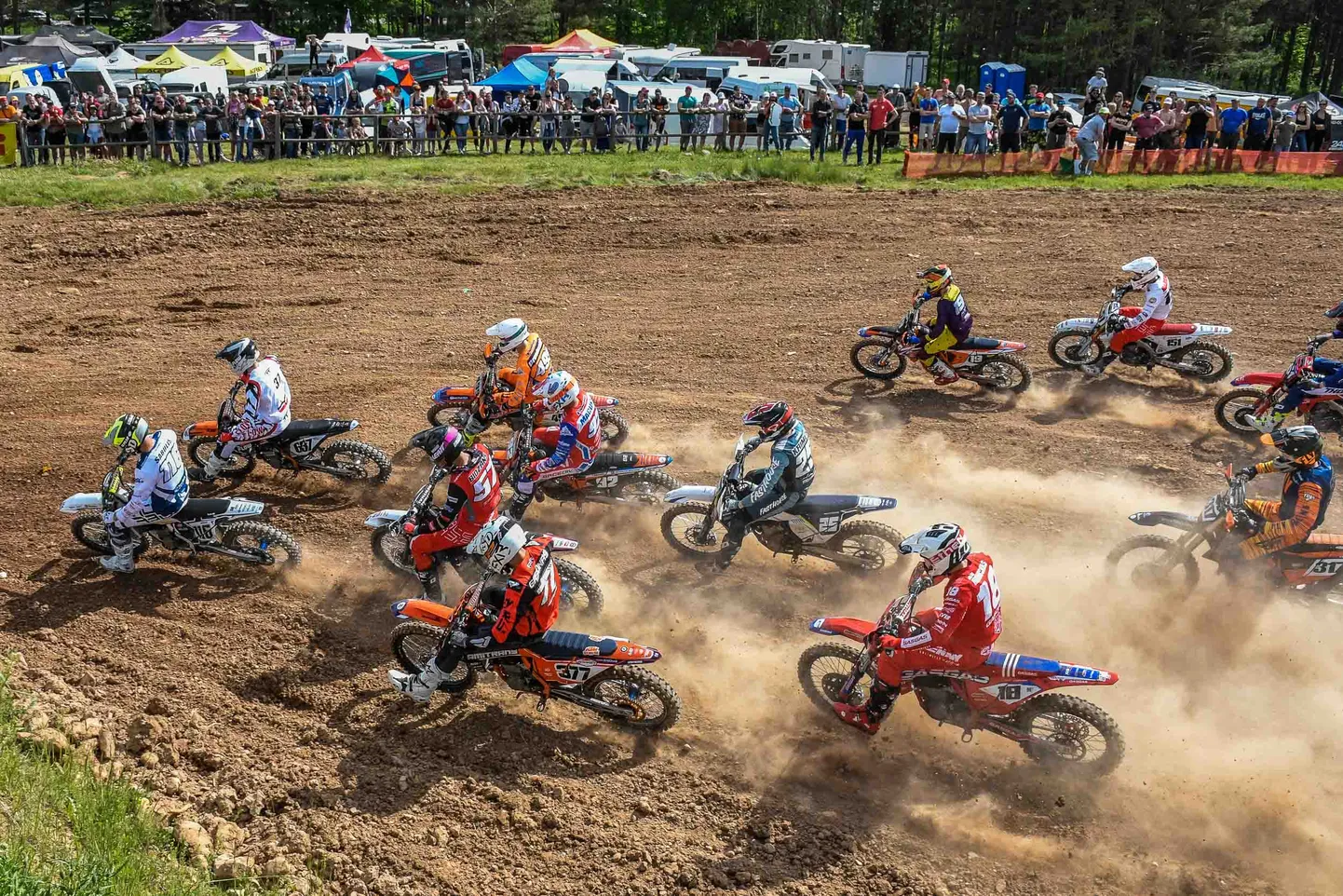 Latvijas motokrosa čempionāta 3. posms Dobelē