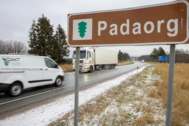 Padaorg täna. Just sellel tõusul jäi kinni Poola raskeveok ja sellest sai alguse Eesti läbi aegade suurim liiklusummik.