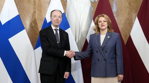 Siliņa komentē Somijas nozīmi Baltijas jūras reģiona un NATO alianses drošības stiprināšanā
