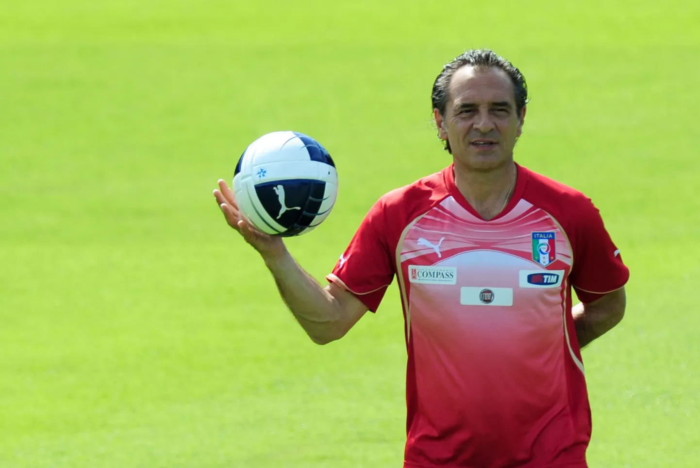 Itaalia koondise peatreener Cesare Prandelli.