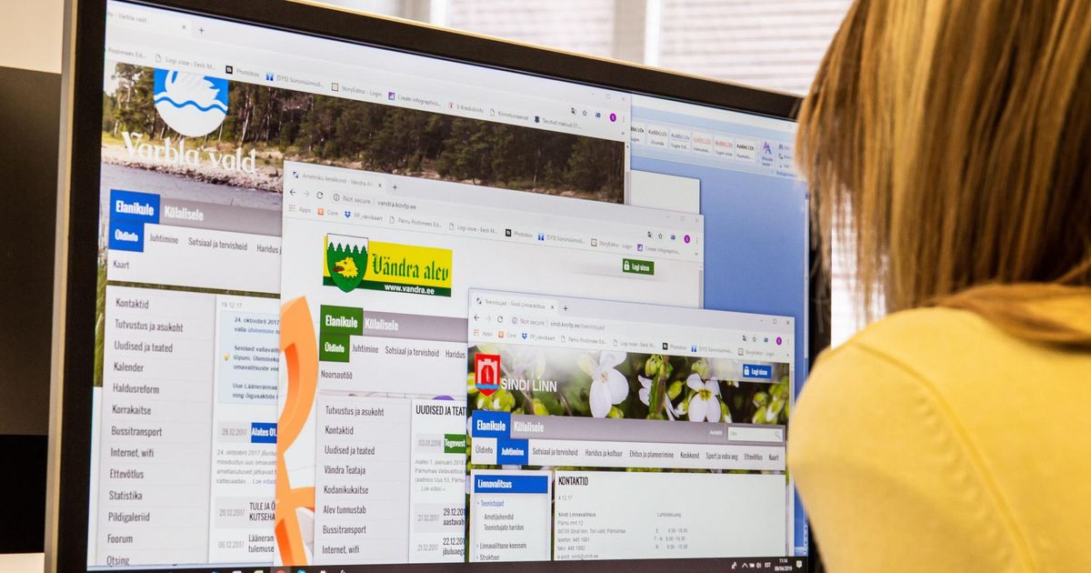 Kadunud valdade veebilehed eksitavad siiani