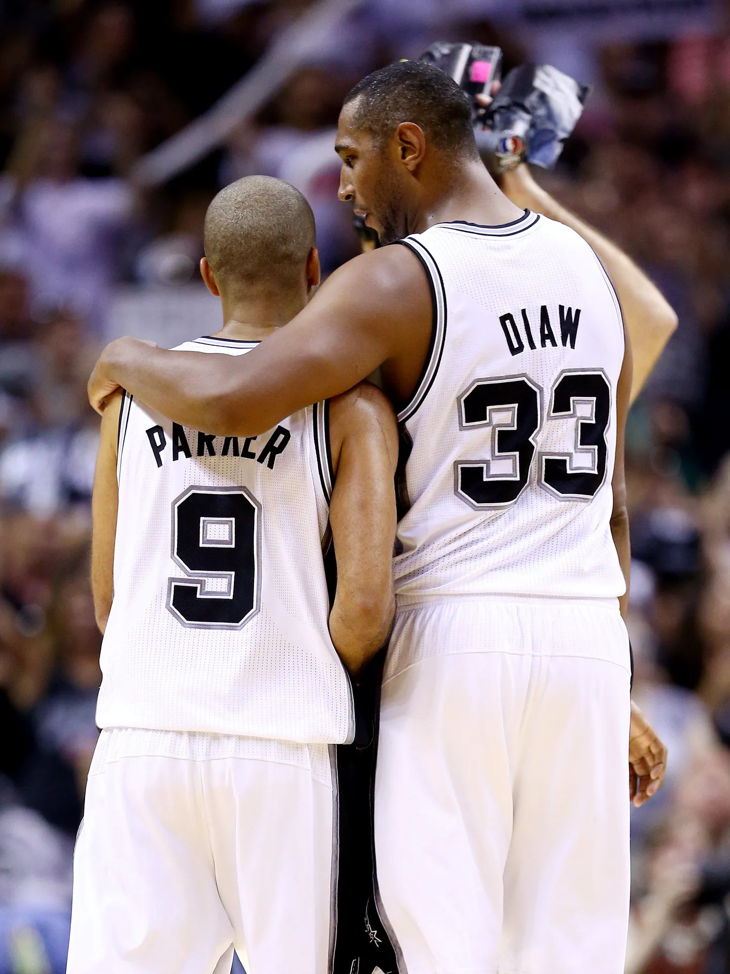 Boris Diaw ja Tony Parker.