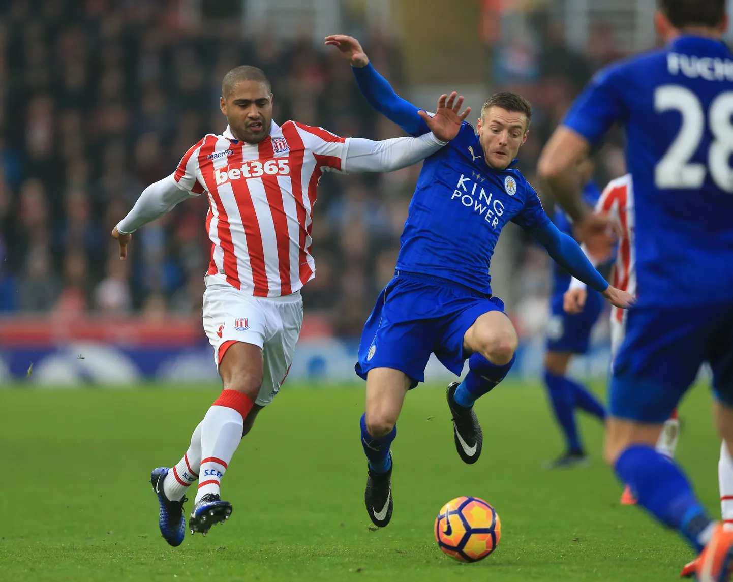 Jamie Vardy (paremal)