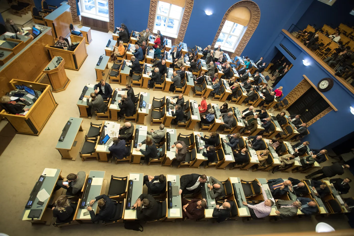Riigikogu. ÜRO rändepaketi arutelu.