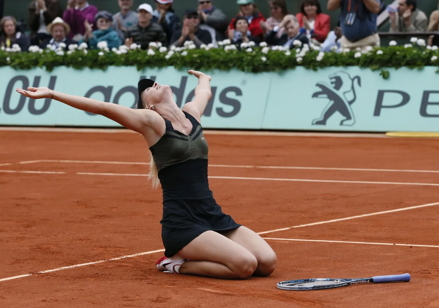 Maria Šarapova võidutses Prantsusmaa lahtistel.