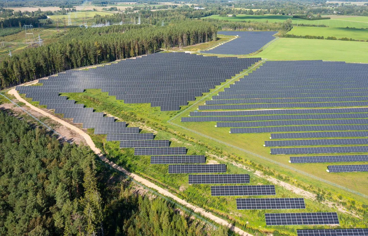 Eveconi 15,5 MW Kopli päikesepark Valgamaal.