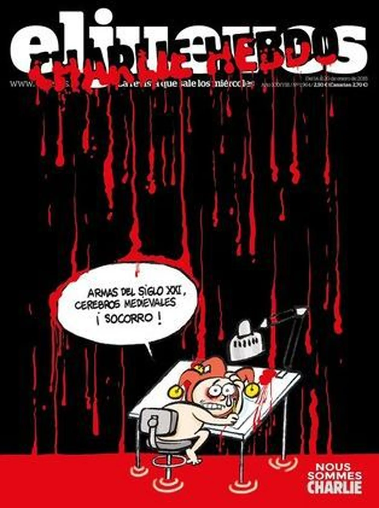 Hispaania satiiriajakirja El Jueves esikaas