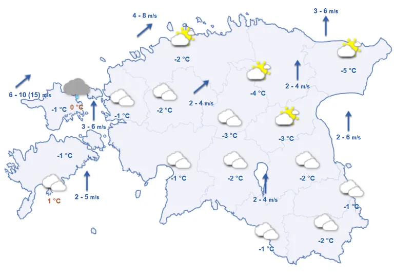 Ilm esmaspäeval