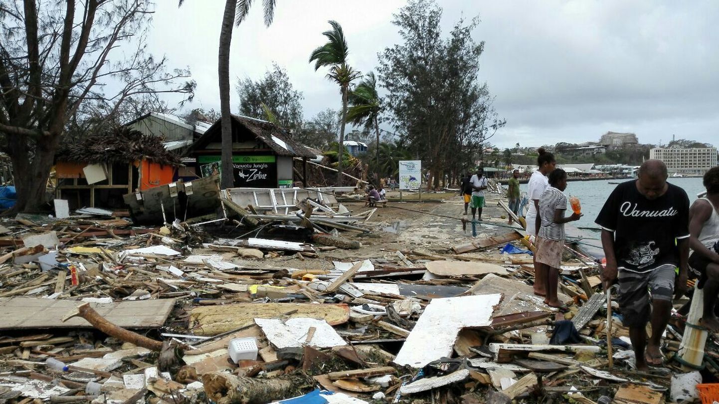 Последствия циклона на Вануату