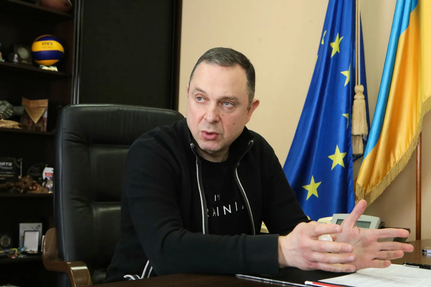 Ukraina olümpiakomitee (UOK) president ning noorte- ja spordiminister Vadõm Huttsait.