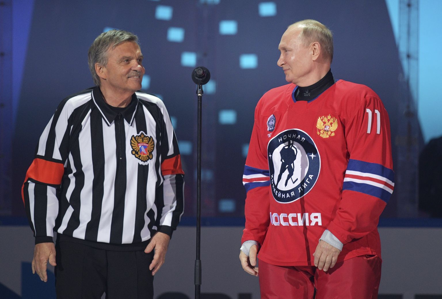 Renē Fāzels un Vladimirs Putins