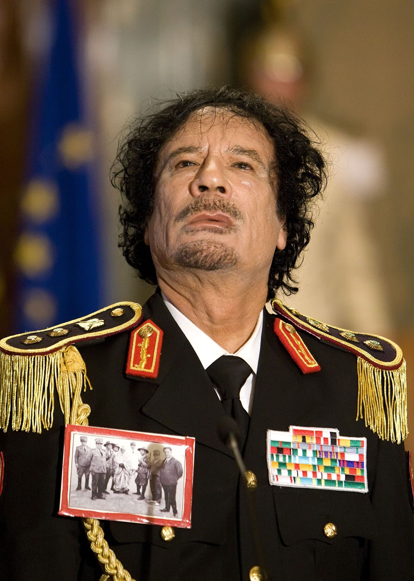 Liibüa president Muammar Gaddafi