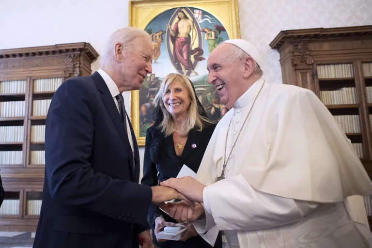 Biden kohtumas Vatikanis paavst Franciscusega 29. oktoobril 2021.