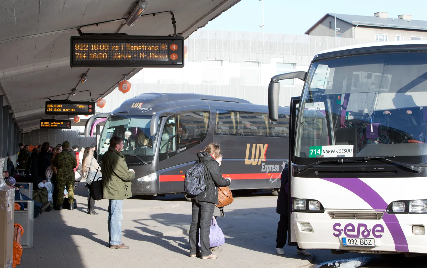 Tallinna bussijaamas nii pea kitsaks ei lähe.