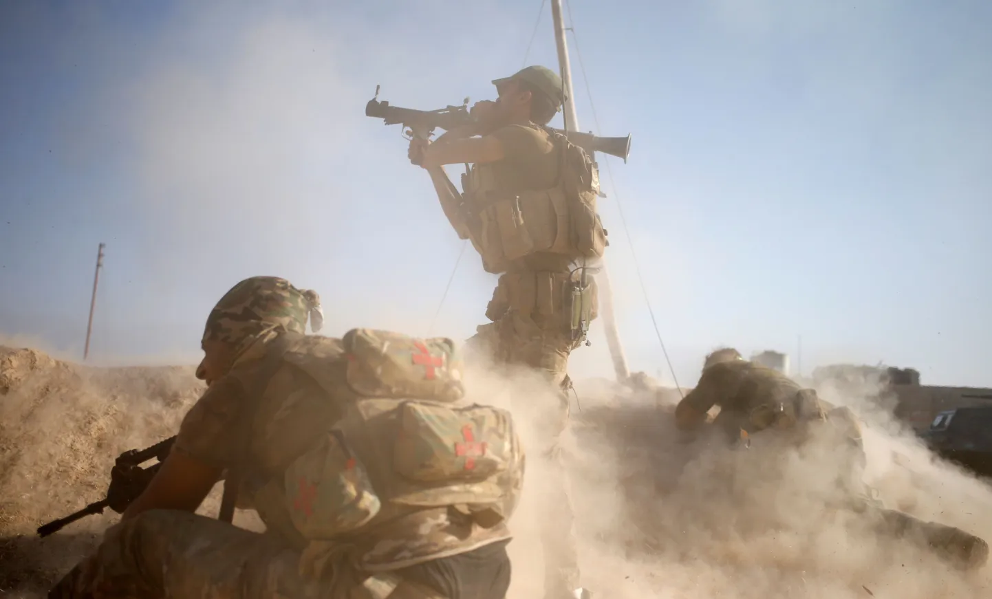 Võitlus Mosuli pärast. Pildil Iraagi armee eriüksus