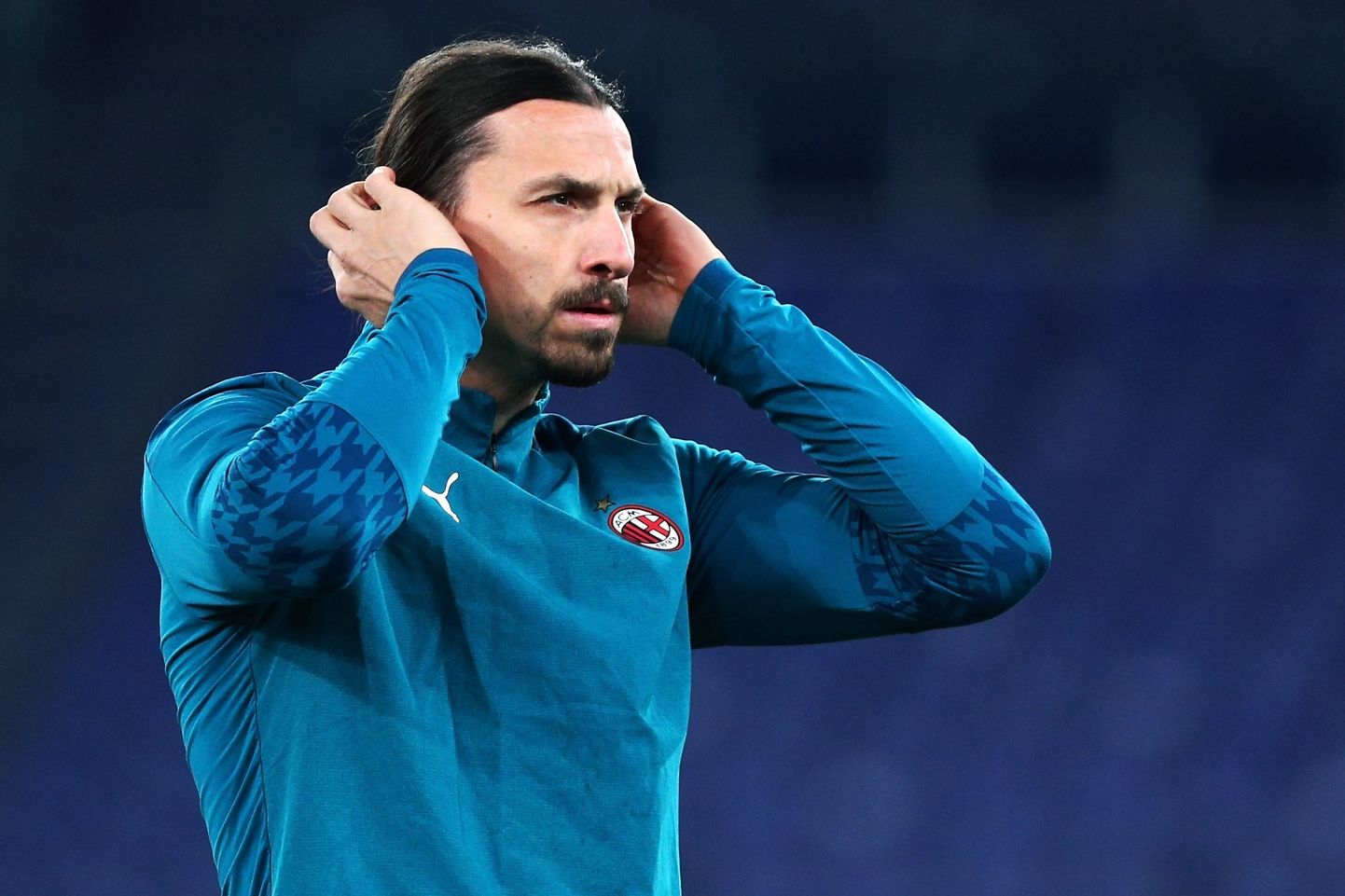 Zlatan Ibrahimovic valmistumas veebruari viimasel päeval mänguks AS Romaga.