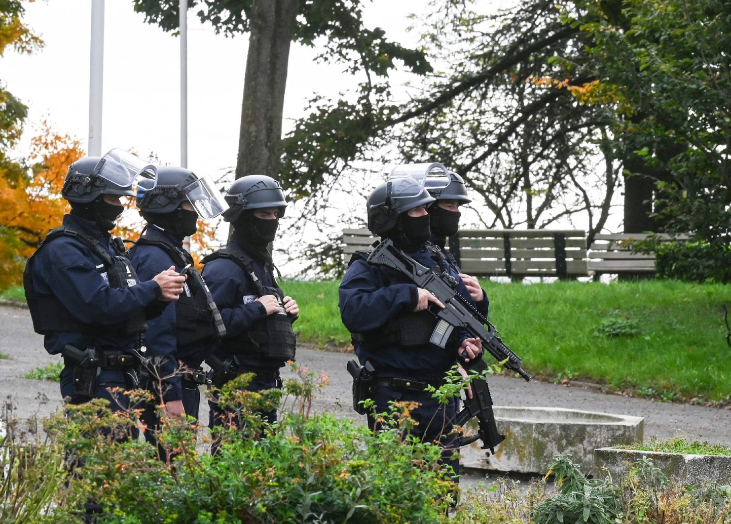 Prantsuse politseinikud. Foto on illustreeriv.