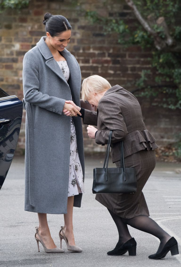 Sussexi hertsoginna Meghan külastas novembris 2018 Londonis Kuningliku heategevusorganisatsiooni turvapaika