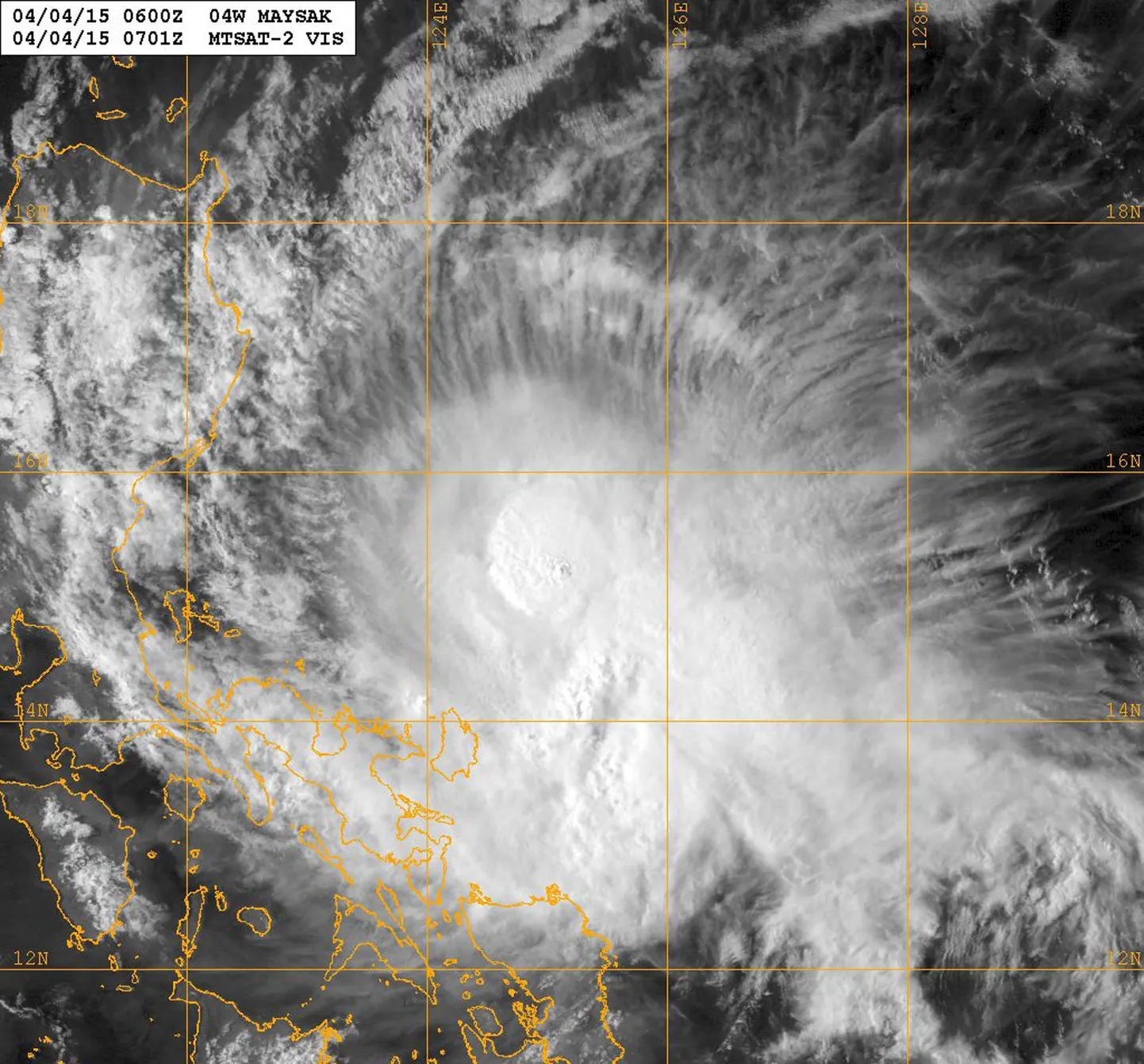 Troopiline torm Maysak.