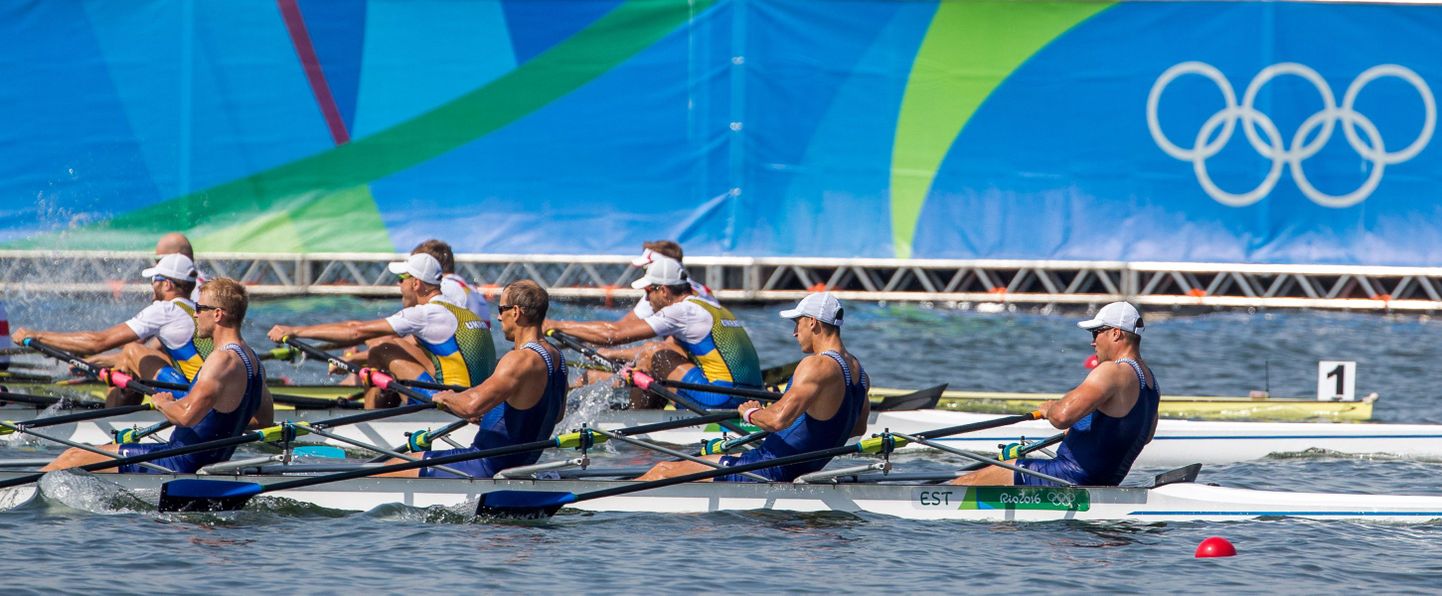 Эстонская четверка на Олимпиаде в Рио.