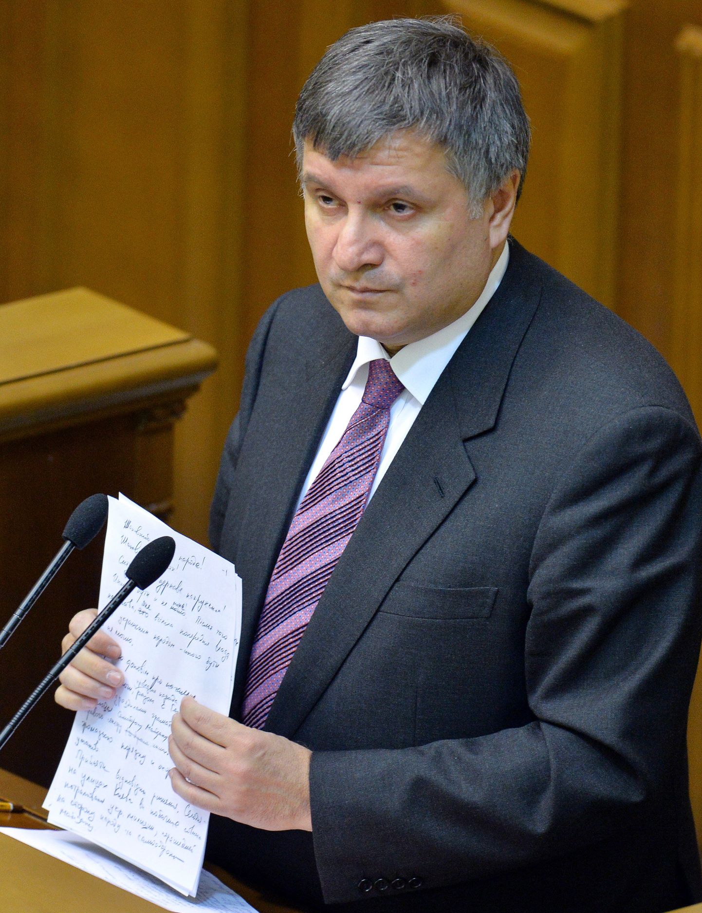 Ukraina siseministri kt Arsen Avakov.